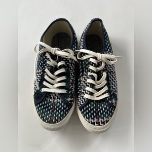 NWOT Multi-Colored SeaVees Monterey Canvas Sneaker Women’s Size 9.5